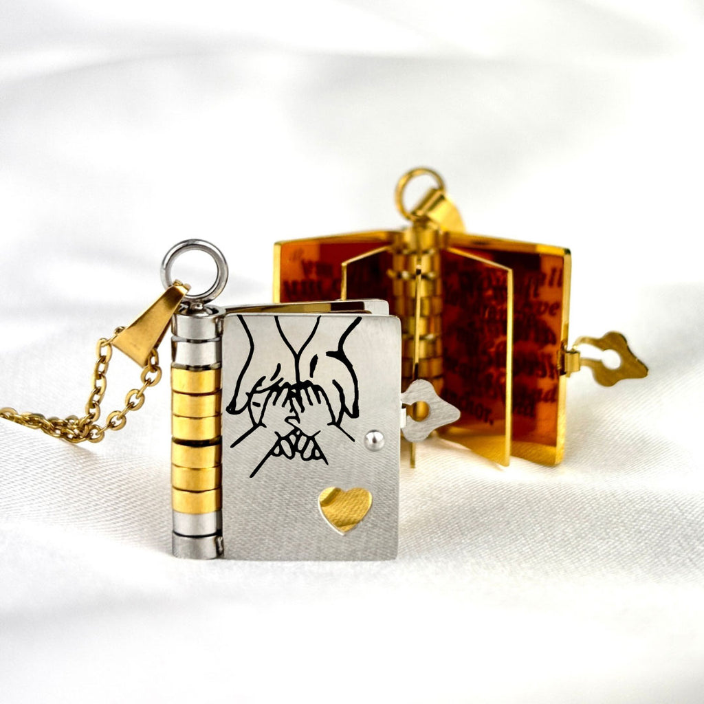 Collier de livre My Little Star pour fille, cadeau d'anniversaire et de remise de dipl?me, bijoux d'amour