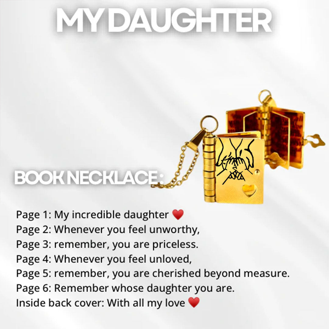 Collier de livre My Little Star pour fille, cadeau d'anniversaire et de remise de dipl?me, bijoux d'amour