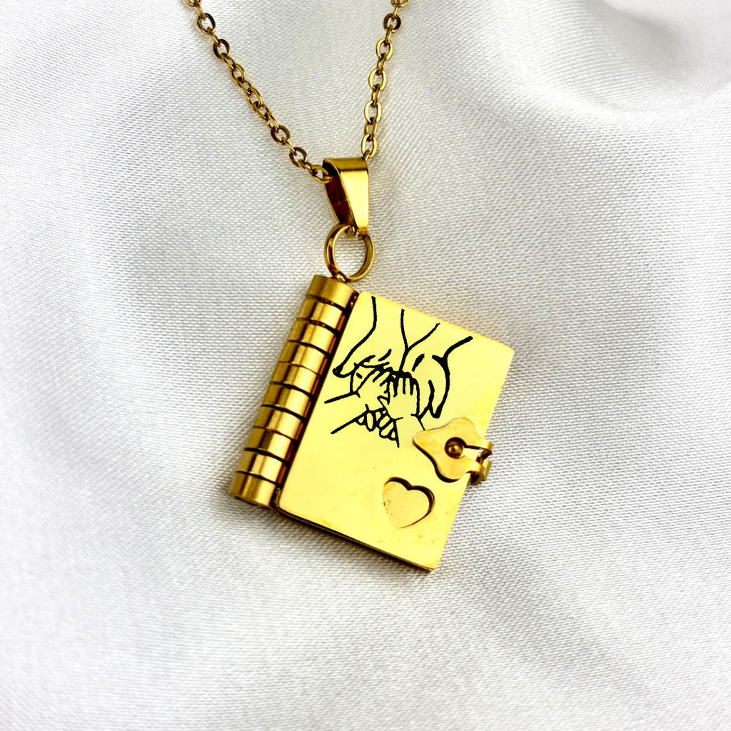 Collier de livre My Little Star pour fille, cadeau d'anniversaire et de remise de dipl?me, bijoux d'amour