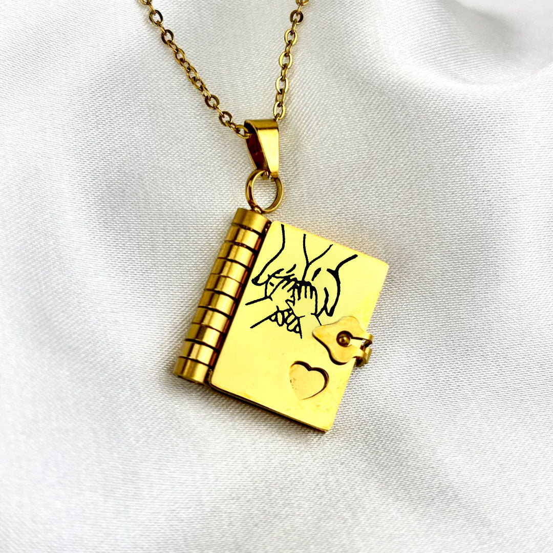 Collier de livre My Little Star pour fille, cadeau d'anniversaire et de remise de dipl?me, bijoux d'amour