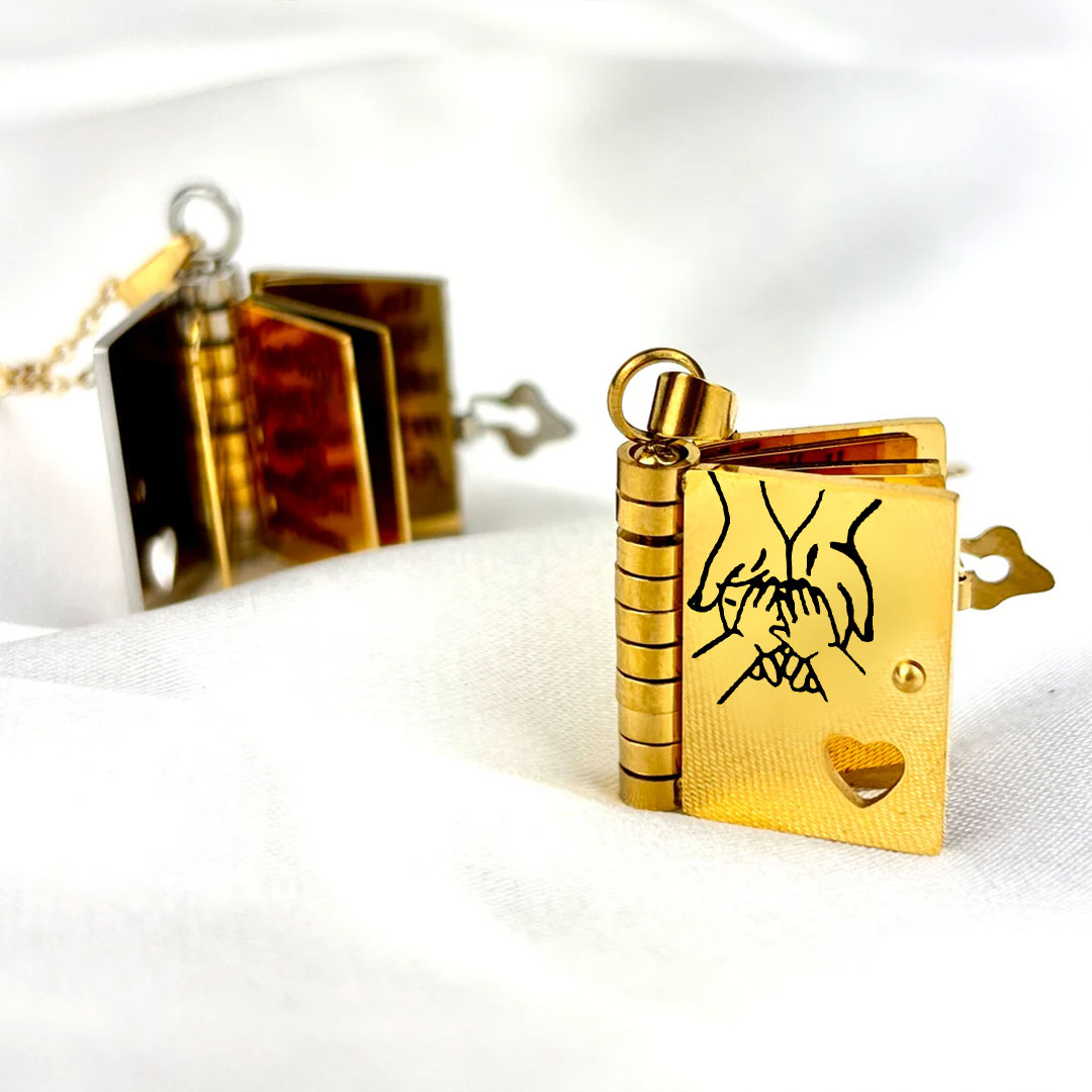 Collier de livre My Little Star pour fille, cadeau d'anniversaire et de remise de dipl?me, bijoux d'amour