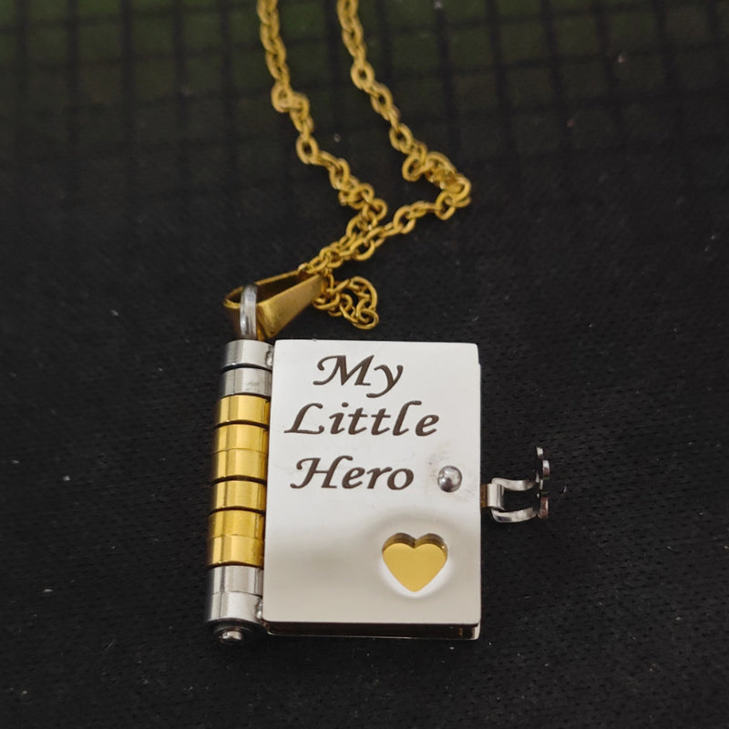 Collier de livre My Little Star pour fille, cadeau d'anniversaire et de remise de dipl?me, bijoux d'amour