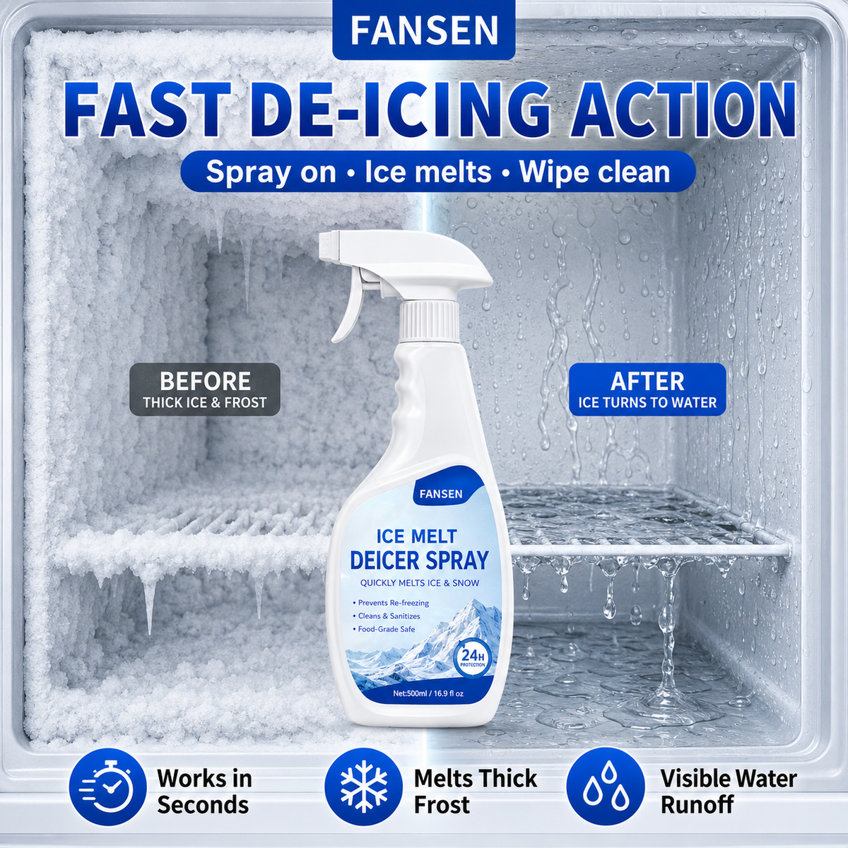 Offre spciale t Spray de dgivrage pour rfrigrateur 50 % de rduction