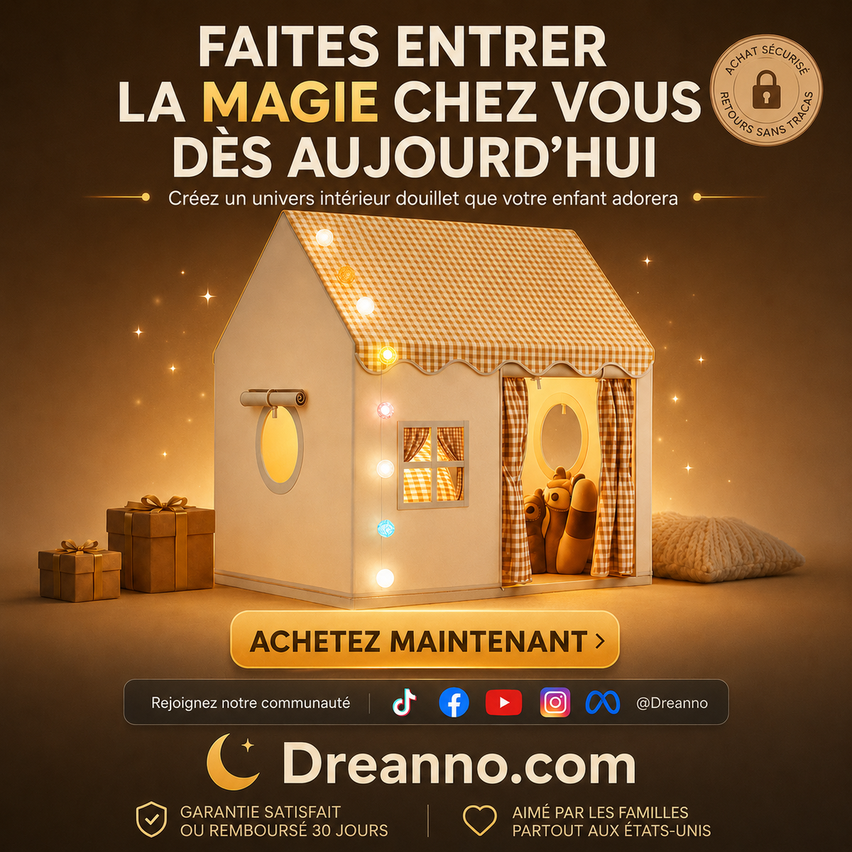 Chateau Tente de Jeu pour Enfants
