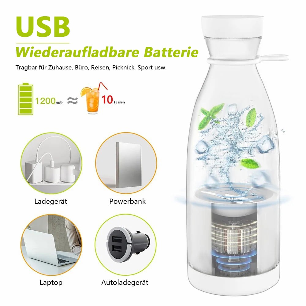 Der Bestseller tragbarer Entsafter von De Rduction | Genießen Sie frischen Saft jederzeit und überall