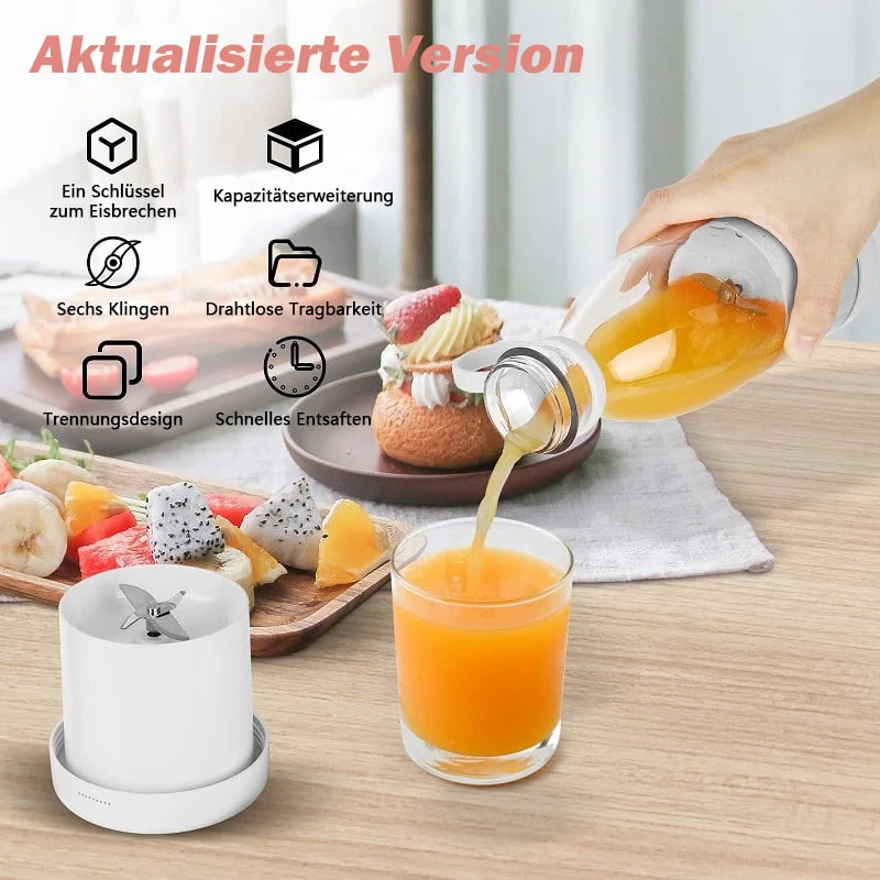Der Bestseller tragbarer Entsafter von De Rduction | Genießen Sie frischen Saft jederzeit und überall