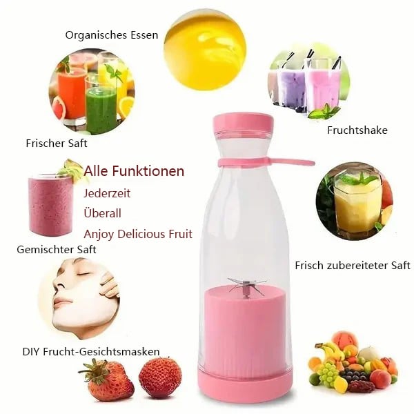 Der Bestseller tragbarer Entsafter von De Rduction | Genießen Sie frischen Saft jederzeit und überall