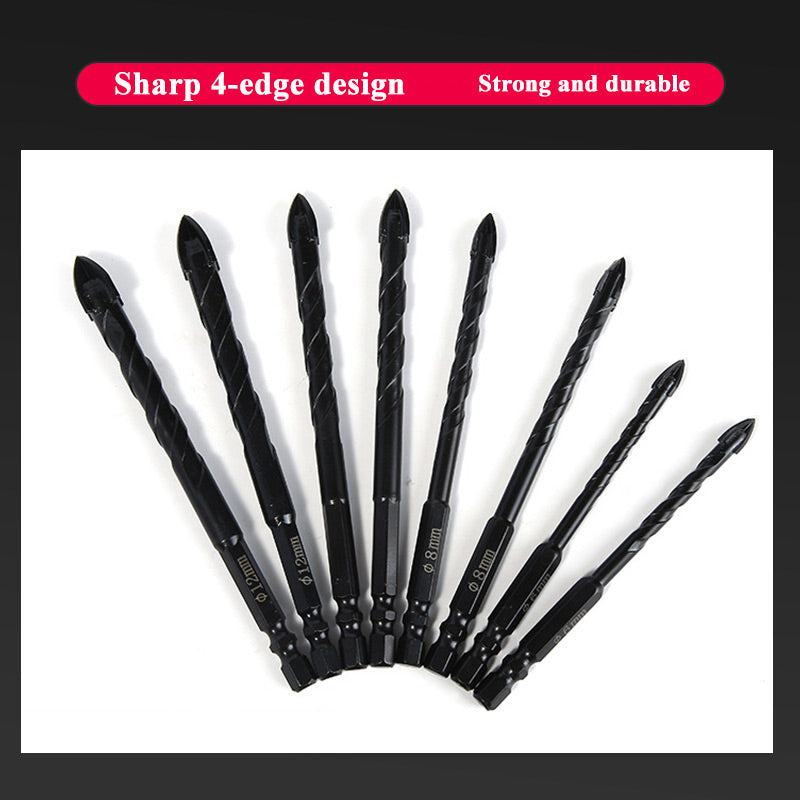 Jeu de mches cruciformes 4 tranchants 7pcs