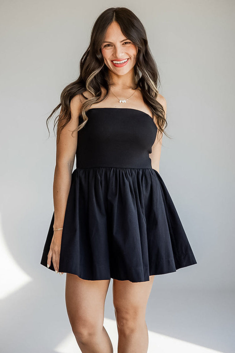Effortless Occasion Strapless Mini Dress
