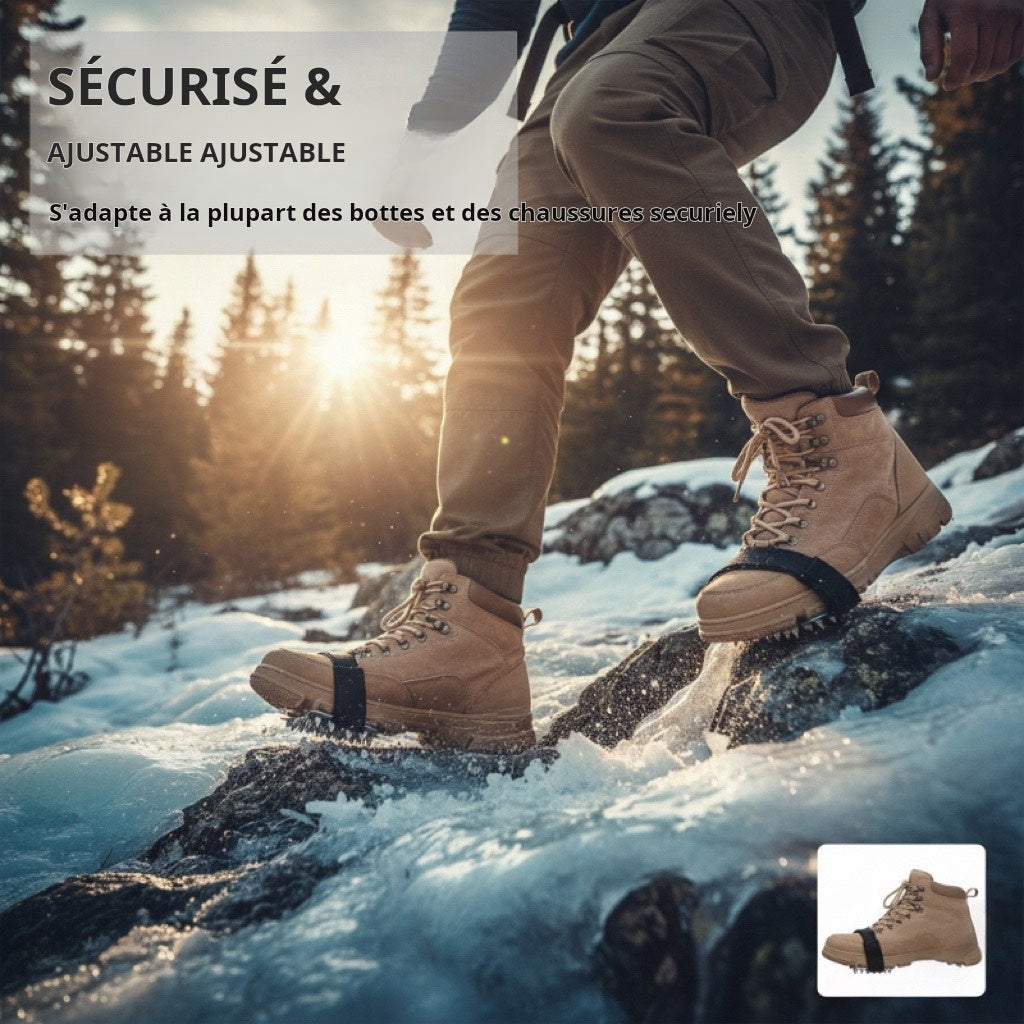 Crampons 26 dents - Sur-chaussures antidrapantes avec pointes