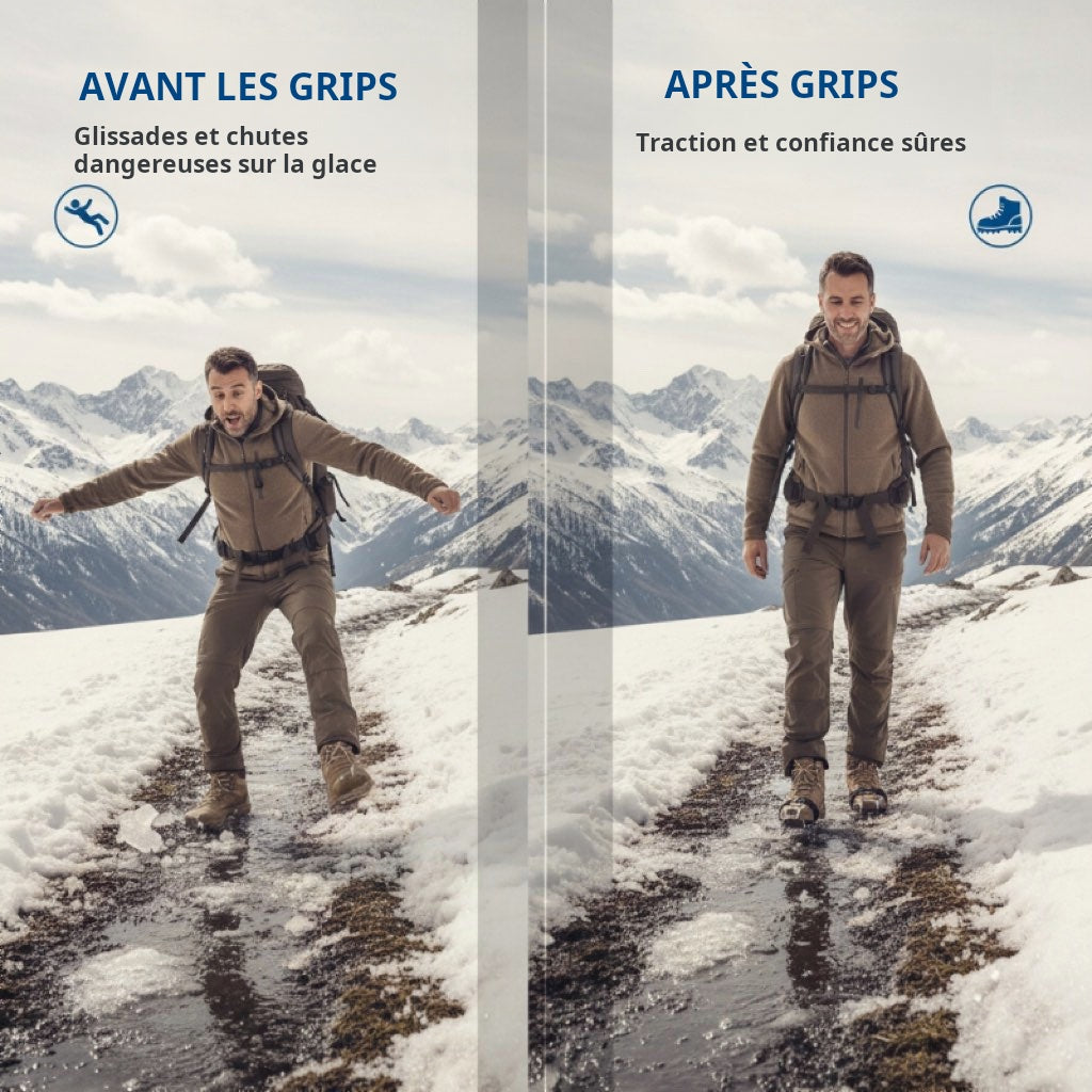 Crampons 26 dents - Sur-chaussures antidrapantes avec pointes