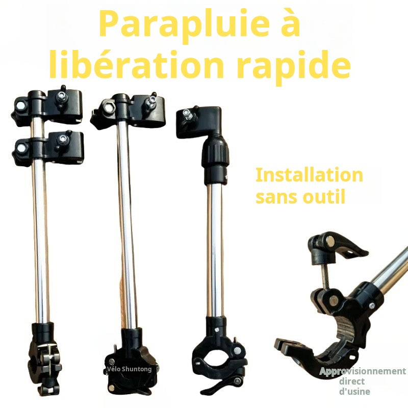 Support dmontable parapluie vlo