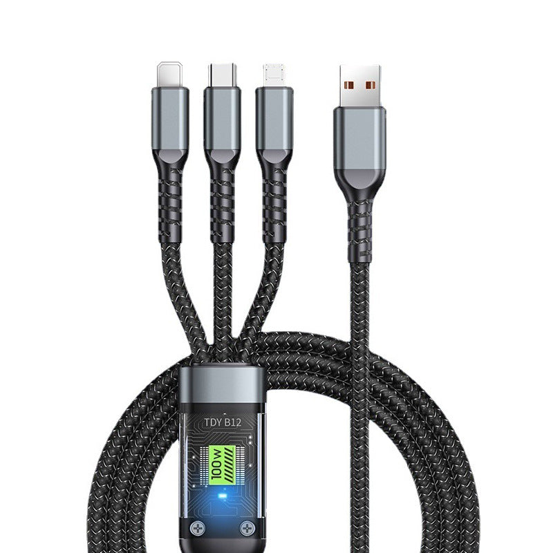 Cadeau du Nouvel An 50 % DE RDUCTION Adaptateur allume-cigare 7 en 1: 4 prises + 3 charges rapides stable et s?r pour voitures/camions