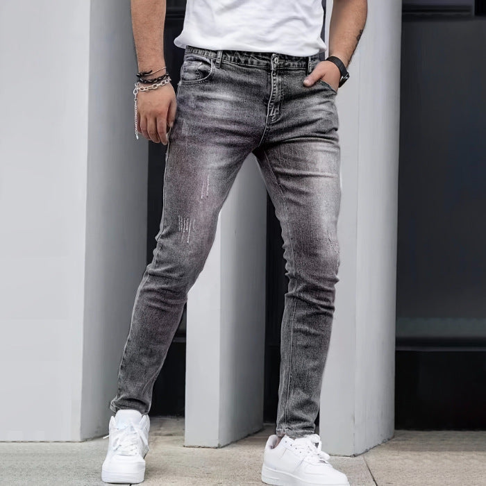 Jean droit pour homme coupe classique, confortable et intemporel