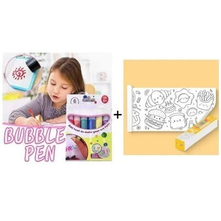 Stylos dessin DIY Bubble Popcorn Achetez-en 3, payez-en 2