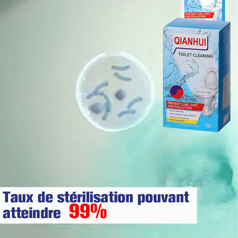 Brausetabletten zur Toilettenreinigung – Dekontamination, Urinstein, Urin-Alkali und Geruchsentfernung