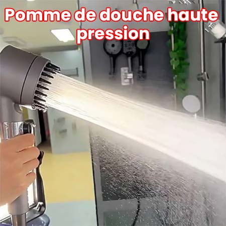 Pomme de douche de luxe pour les soins de la peau et les massages - 3 modes de pulvrisation avec technologie d'conomie d'eau pour une exprience de douche rajeunissante