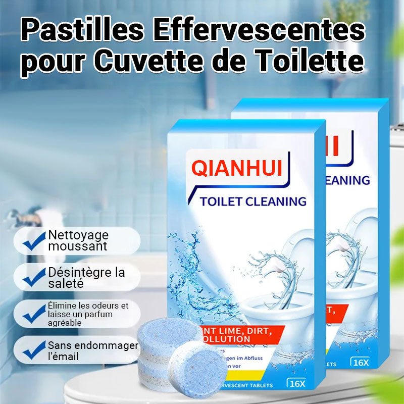 Brausetabletten zur Toilettenreinigung – Dekontamination, Urinstein, Urin-Alkali und Geruchsentfernung