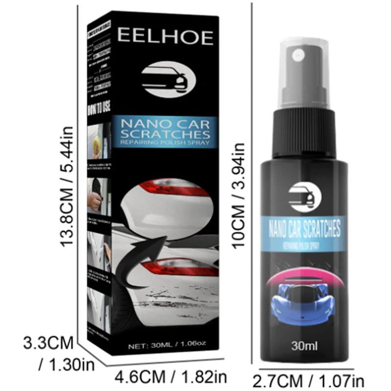 PxcxuCar Scratch Repair Spray Adapt toutes les couleurs de peinture de voiture