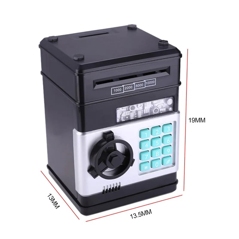 Mini-Geldautomat mit elektronischem PIN-Code für automatische Ein- und Auszahlungen