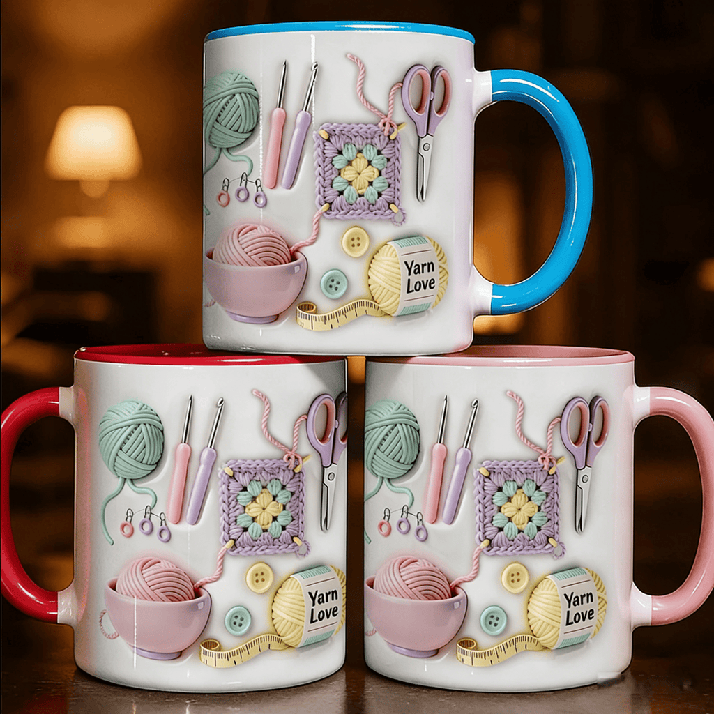 Mugs—the ideal gift for craft enthusiasts and creative individuals.