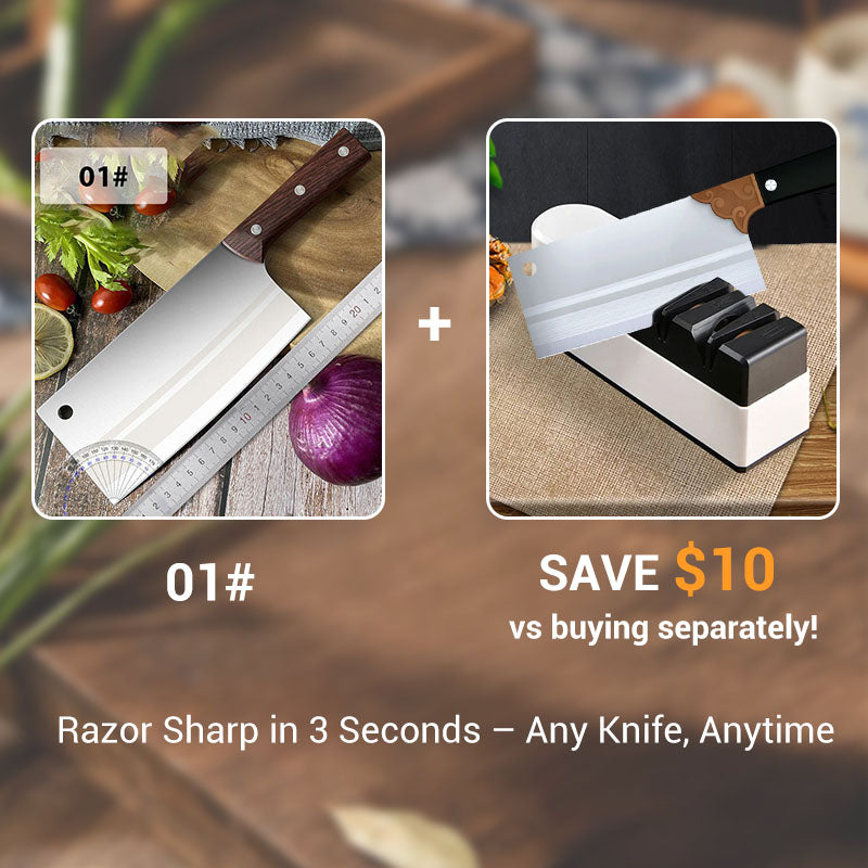 Couteau de cuisine forg, tranchant et durable