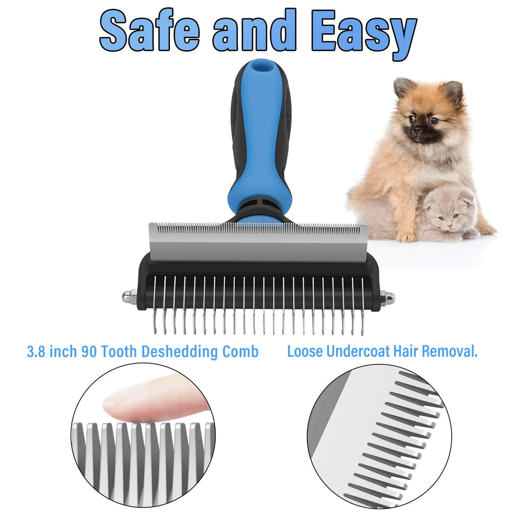 Professionelles Pflege-Tool zum Entfilzen von Hunde- und Katzenhaaren