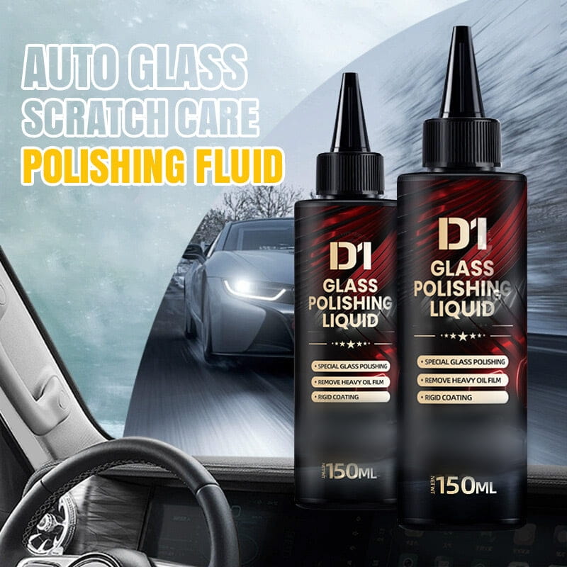 Liquide de polissage pour vitres automobiles Effacez les marques de fa?on permanente, conomisez sur les co?ts de remplacement