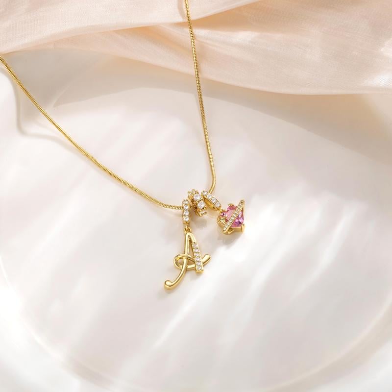 DE RDUCTION Colliers pendentifs 3 rangs avec initiales A-Z | Personnaliss et lgants