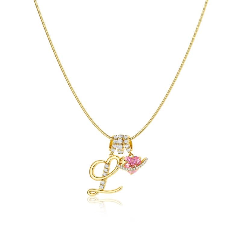 DE RDUCTION Colliers pendentifs 3 rangs avec initiales A-Z | Personnaliss et lgants