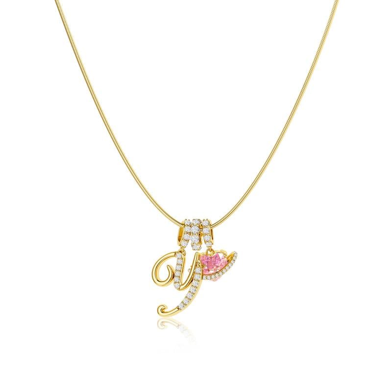 DE RDUCTION Colliers pendentifs 3 rangs avec initiales A-Z | Personnaliss et lgants