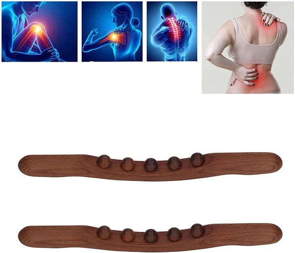 Baton de massage lymphatique en bois