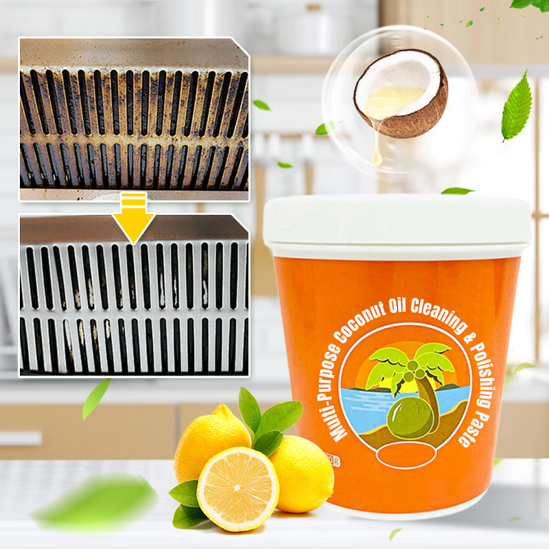 Pate de nettoyage & de polissage multi-usages l'huile de coco