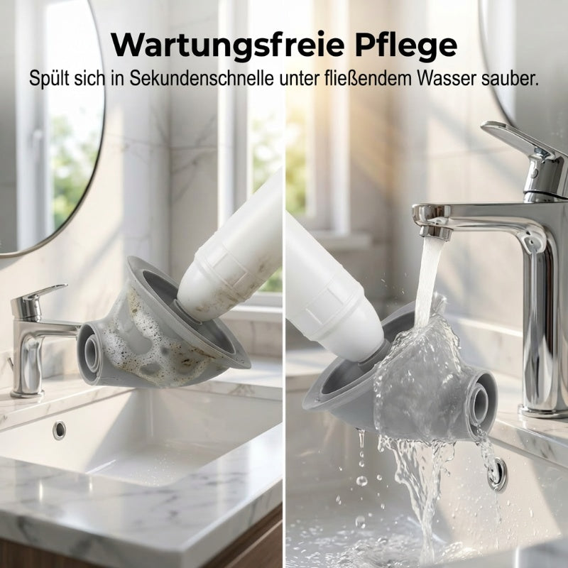 Hochdruck-Rohrreiniger für Toiletten – Haushaltsgebrauch, sofortige Beseitigung von Verstopfungen, ohne Chemikalien, ohne Schmutz
