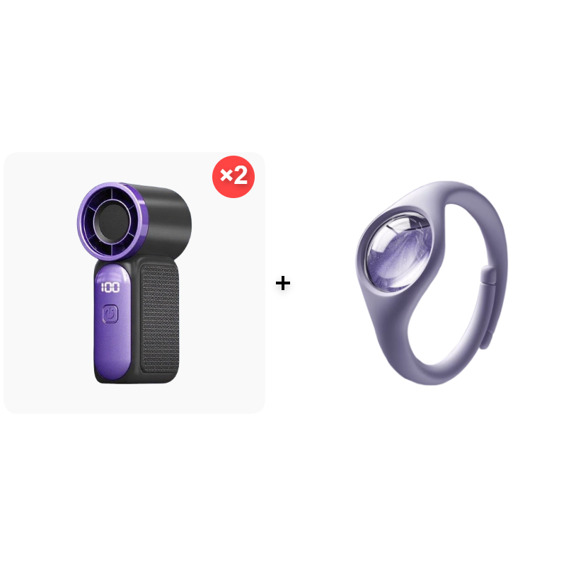 Mini ventilateur portable avec affichage LED C Ventilateur de poche turbo 5 vitesses. Rechargeable par USB, refroidissement rapide idal pour les voyages et le maquillage. Cadeau parfait. Rfrigration portable.