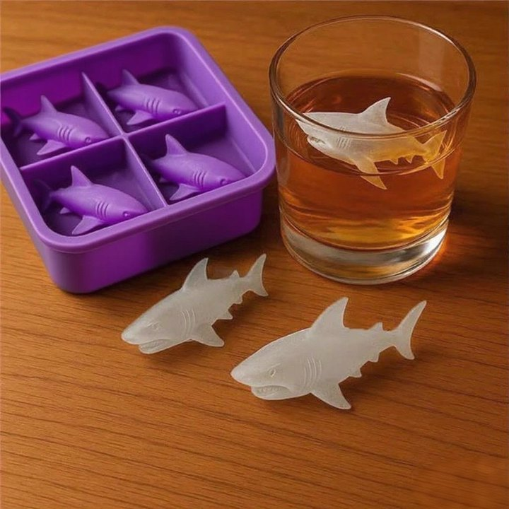Moule glace en silicone pour requins cratifs