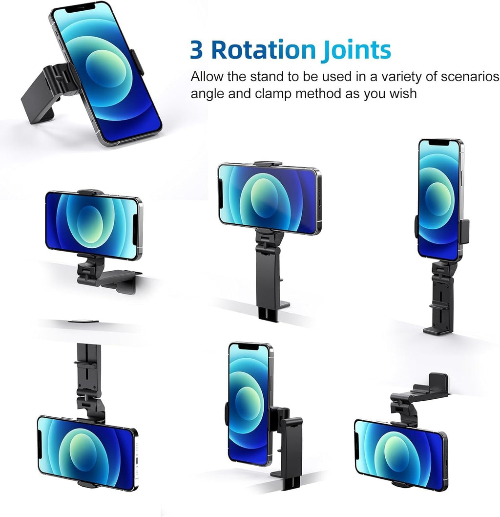 Support de tlphone pliable et pivotant 360 pour bureau