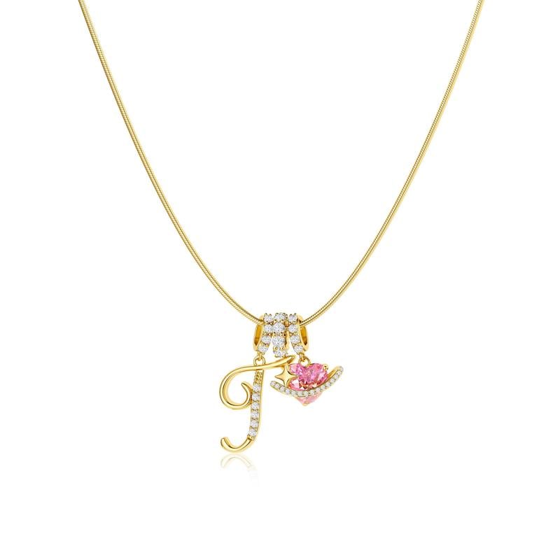 DE RDUCTION Colliers pendentifs 3 rangs avec initiales A-Z | Personnaliss et lgants