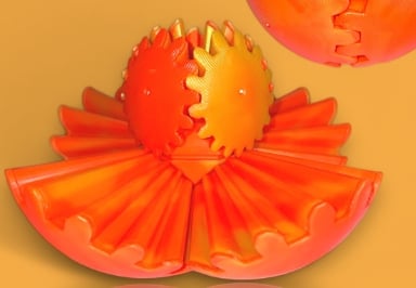 3D GearSphere - Le Steampunk Whirling Wonder Fidget