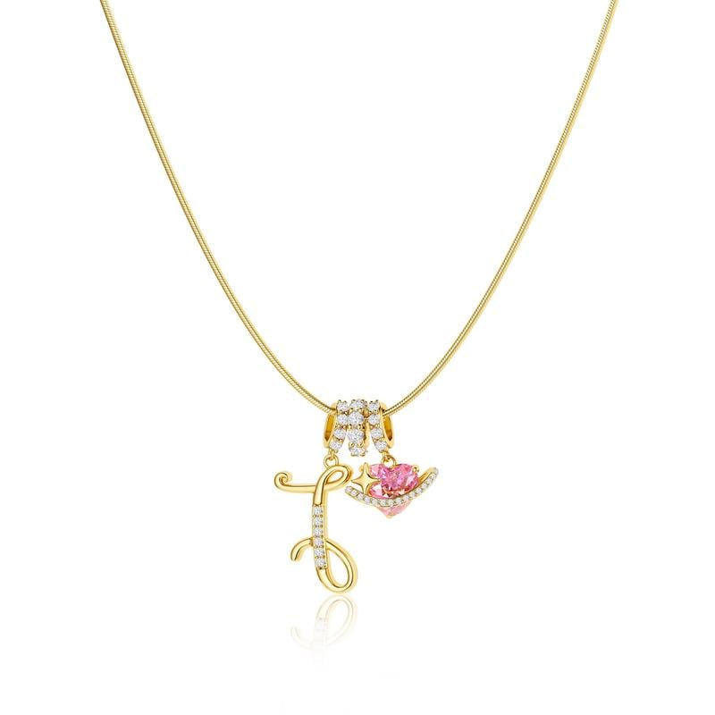 DE RDUCTION Colliers pendentifs 3 rangs avec initiales A-Z | Personnaliss et lgants