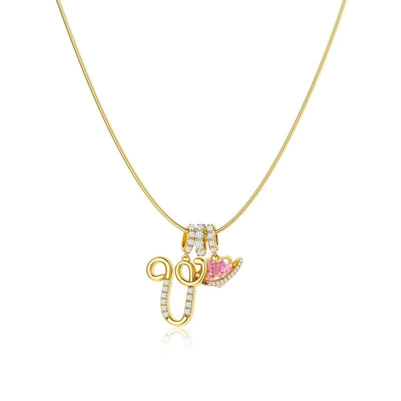 DE RDUCTION Colliers pendentifs 3 rangs avec initiales A-Z | Personnaliss et lgants