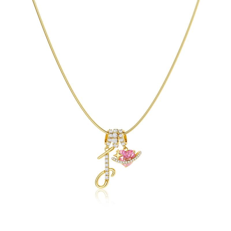 DE RDUCTION Colliers pendentifs 3 rangs avec initiales A-Z | Personnaliss et lgants