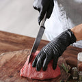 100 gants jetables en nitrile noir Outils de scurit pour le nettoyage domestique
