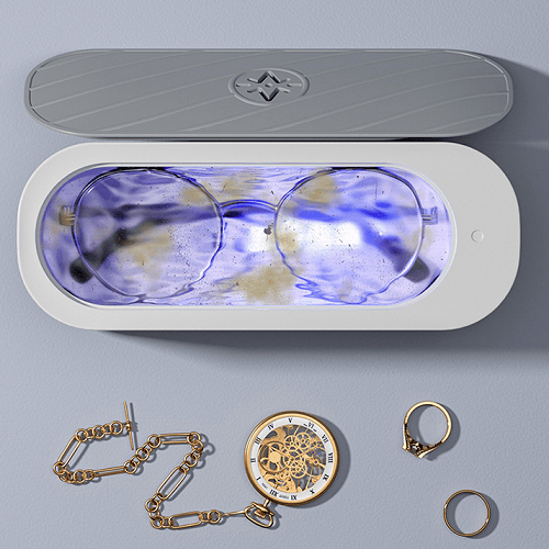 Nettoyage professionnel par ultrasons haute technologie: Redonnez de l'clat vos bijoux et lunettes sans aucun risque d'endommagement