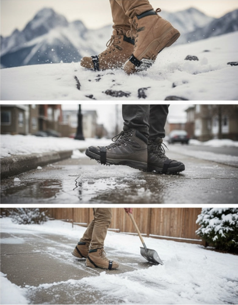 Crampons 26 dents - Sur-chaussures antidrapantes avec pointes