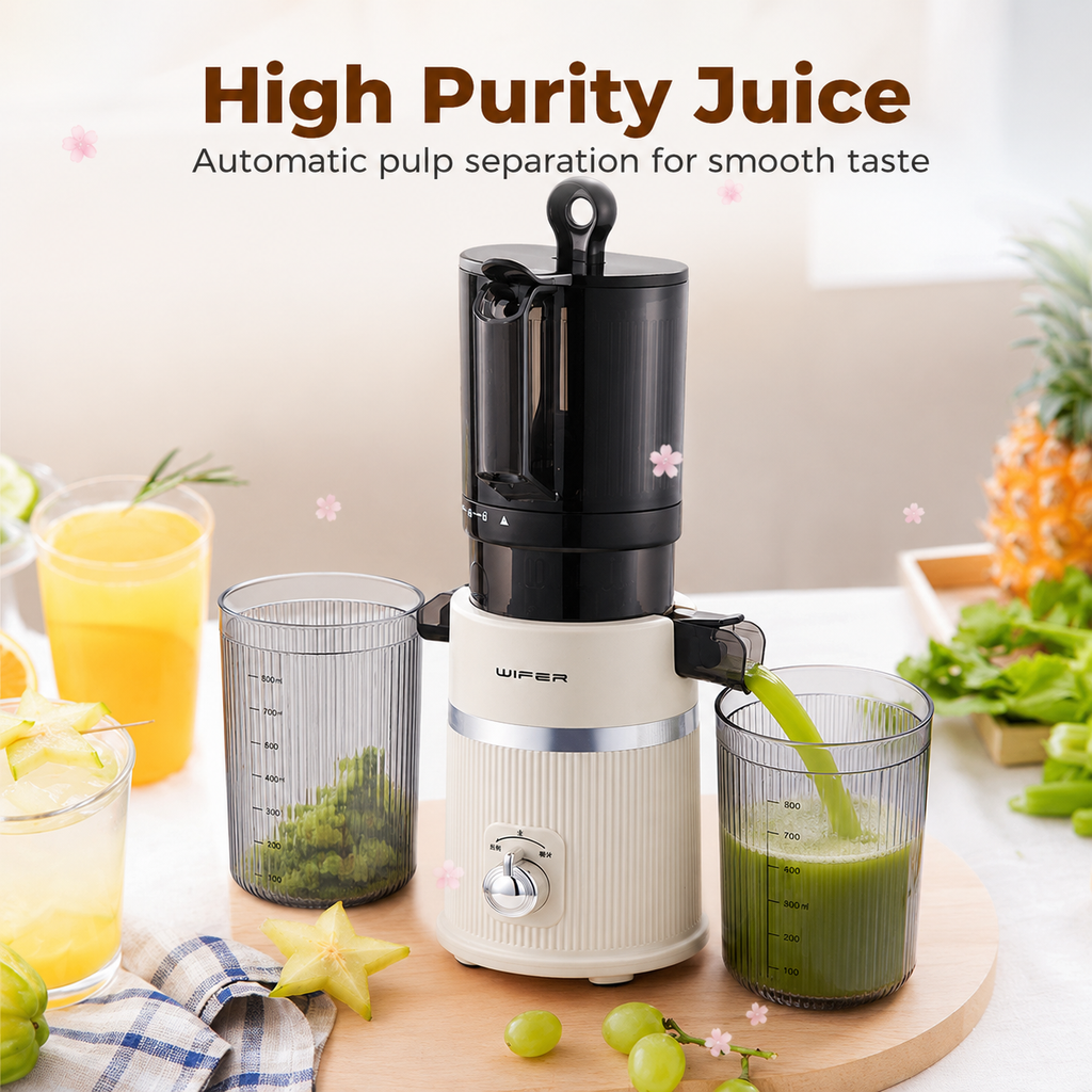 Extracteur de jus bouche large pour fruits entiers