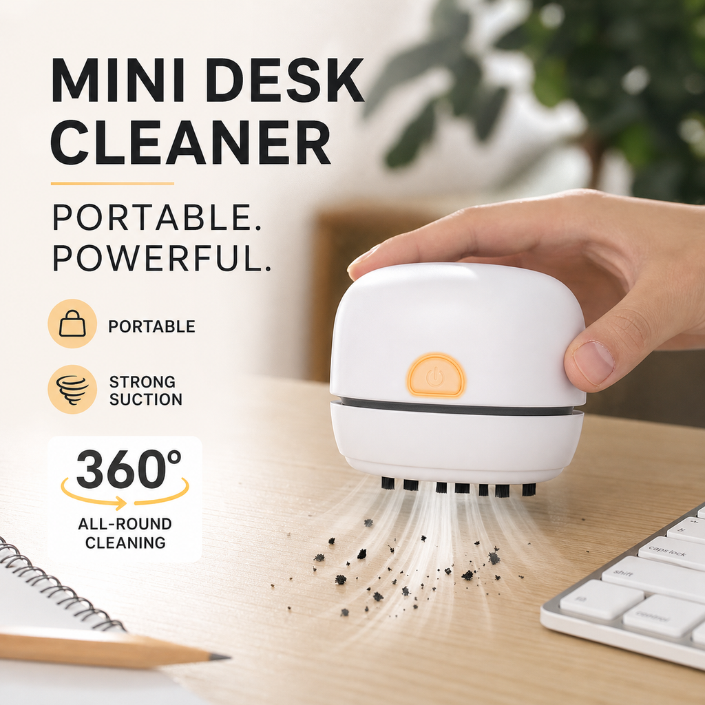 Mini-aspirateur portable pour bureau