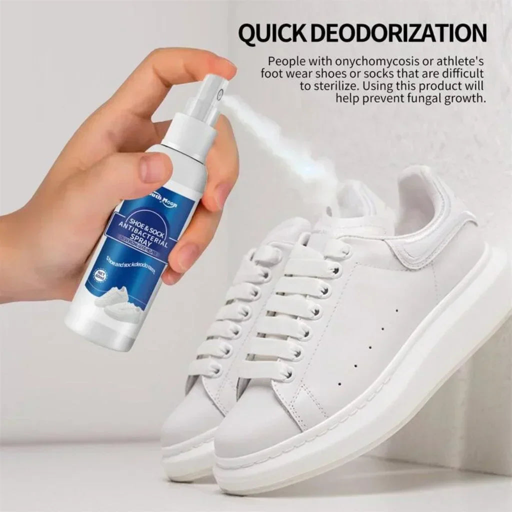 Spray Dodorant Naturel Antibactrien pour Chaussures & Chaussettes