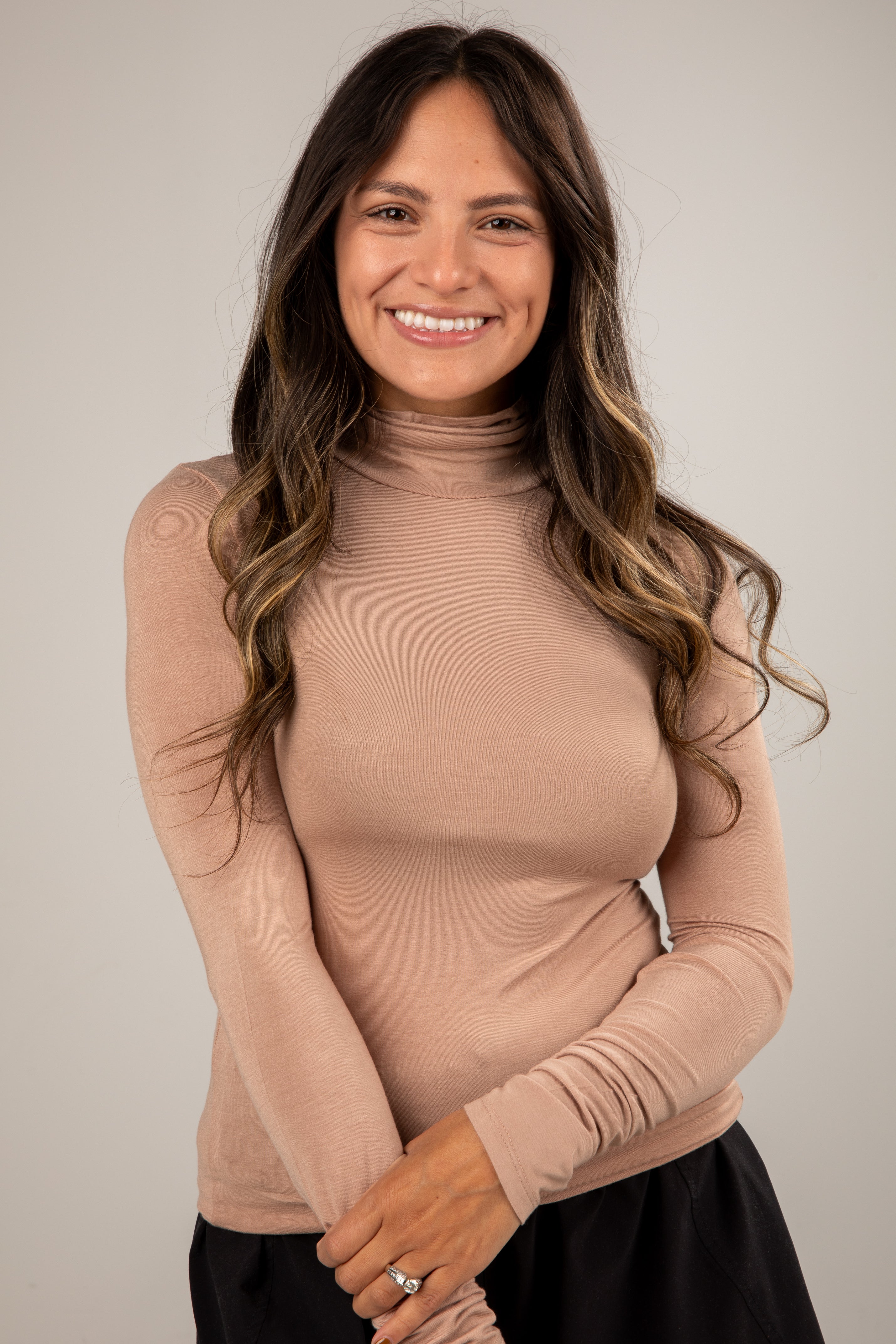 Emmie Everyday Mock Neck Top