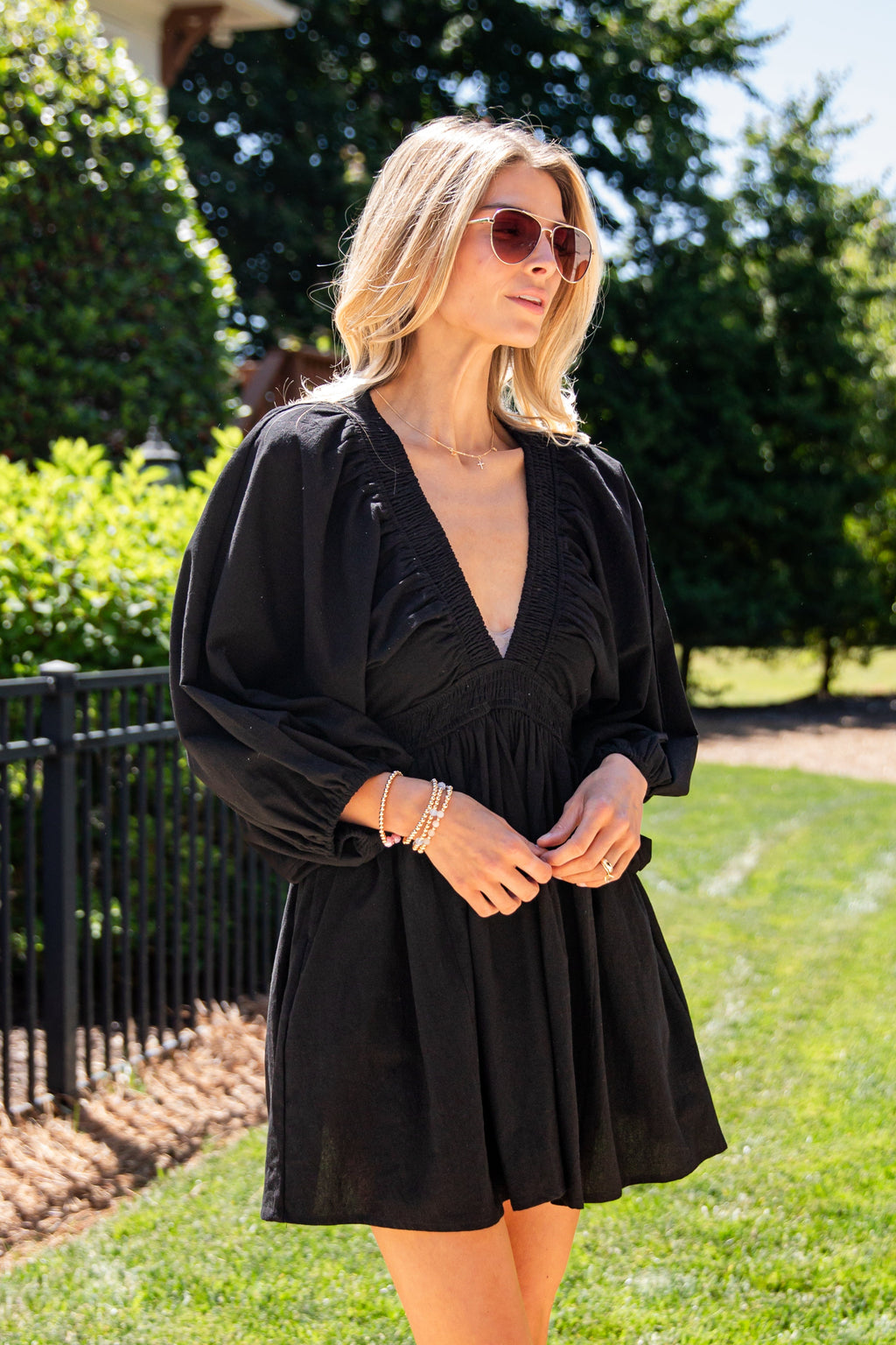 In My Element Smocked Waist Mini Dress